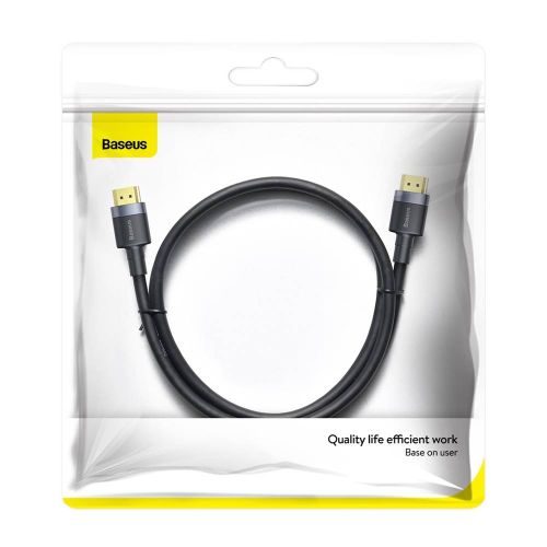 Baseus Video cable Cafule 4KHDMI Male To 4K HDMI Male, 2m, Black (CADKLF-F01) - ONLY BOX DAMAGE - Image 2