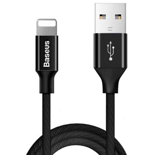 Baseus Lightning Yiven Apple Cable 2A 1.8m Black (CALYW-A01) - Image 3