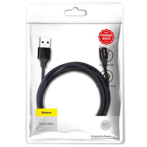 Baseus Lightning Yiven Apple Cable 2A 1.8m Black (CALYW-A01) - Image 2