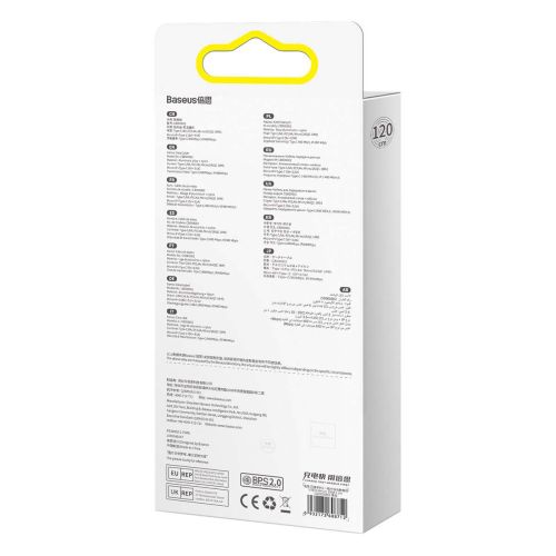 Baseus Universal Flash Series 3-in-1 Fast Charging Data Cable (USB-A to Micro + Lightning + Type-C) 100W, 1.2m Black (CASS030001) - Image 3