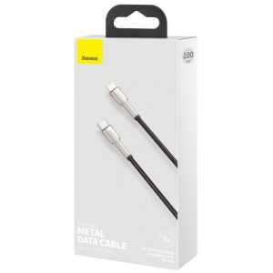Baseus Type-C - Lightning Cafule Series Metal data cable PD 20W 1m Black (CATLJK-A01)