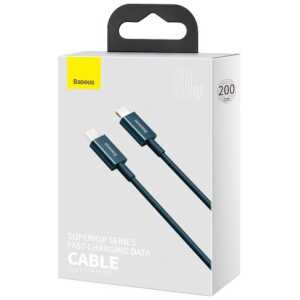Baseus Type-C - Lightning Superior Series fast charging data cable PD 20W 2m Blue (CATLYS-C03)