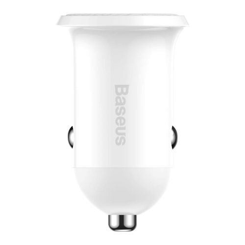 Baseus Car Charger Grain Pro Dual USB 4.8A White (CCALLP-02) - Image 3
