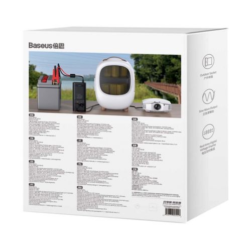 Baseus Car Power Inverter 150W 12V / 500W 220V (C+U + Dual EU plug) Black (CGNB000101) - Image 3