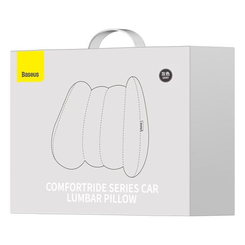 Baseus ComfortRide Series Car Lumbar Pillow, Gray (CNYZ000013) - Image 2
