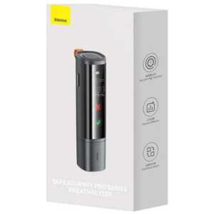 Baseus Car Tool Alcohol Breathalyser SafeJourney Pro Series, PD 5V, 470 mAh, (with USB - TYPE-C 1m cable), Gray (CRCX060014)