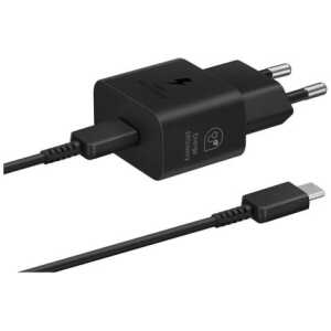 Samsung Travel Charger 25W EP-T2510X PD 3.0 with Type-C to Type-C cable (1m) Black EU (EP-T2510XBEGEU)