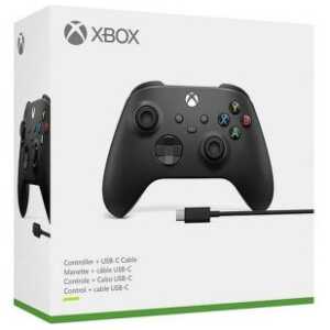 Microsoft XBOX Series X/S Wireless Controller Gamepad with Type-C cable (2.7m) Black EU
