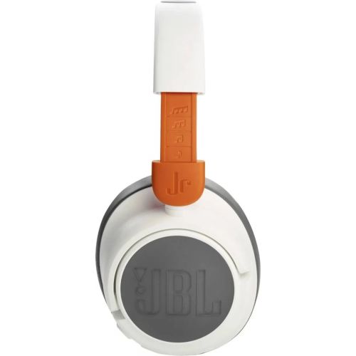 JBL JR460NC Bluetooth Wireless On-Ear Headphones for Kids with Noise Cancellation, White/ Brown EU - Image 3