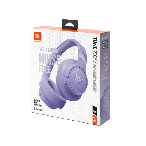 JBL Tune 770NC Bluetooth Wireless On-Ear Headphones Purple EU - Image 2