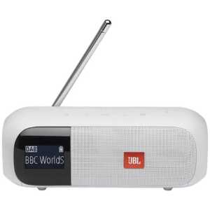 JBL Tuner 2 Portable Bluetooth Speaker with FM/DAB/DAB+ White EU