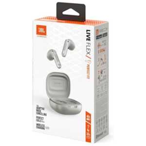 JBL Live Flex TWS Bluetooth Wireless In-Ear Earbuds Silver EU