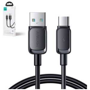 Joyroom USB - Type-C Cable Multi-Color Series A14, 480mb/s, 3A, 1.2m, Black (S-AC027A141B)