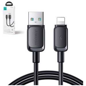 Joyroom USB - Lightning Cable Multi-Color Series A14, 480mb/s, 2.4A, 1.2m, Black (S-AL012A14B)