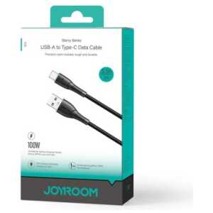 Joyroom USB - Type-C Cable Starry Series, 480mb/s, 100W, 1m, Black (SA32-AC6)