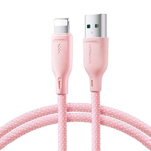 Joyroom USB - Lightning Cable Multi-Color Series A14, 480mb/s, 3A, 1.2m, Pink (SA34-AL3) - Image 3