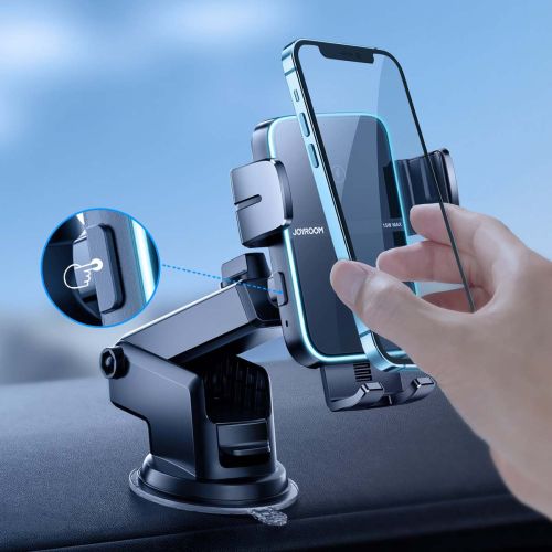 Joyroom Car Mount Wireless Charger (Dashboard Version) Dual-Coil, 4.5 - 6.8 inch, 15W, Black (JR-ZS246-DASH) - Image 3