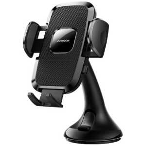 Joyroom Car Mount Clamp Holder (Dashboard and Windshield Version) with Extendable Arm, 360 rotation, 4.7-6.9 inch, Black (JR-ZS259)
