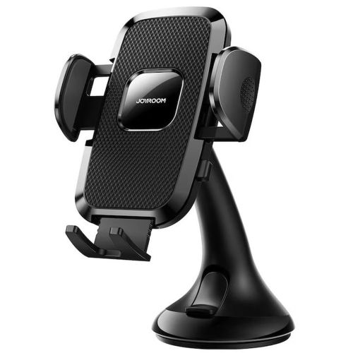 Joyroom Car Mount Clamp Holder (Dashboard and Windshield Version) with Extendable Arm, 360 rotation, 4.7-6.9 inch, Black (JR-ZS259)