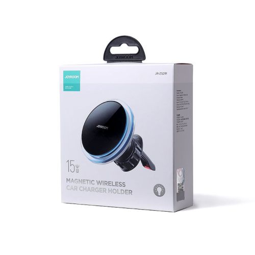 Joyroom Car Mount Wireless Charger MagSafe (Air Outlet Version) 15W, Black (JR-ZS291) - ONLY BOX DAMAGE - Image 2