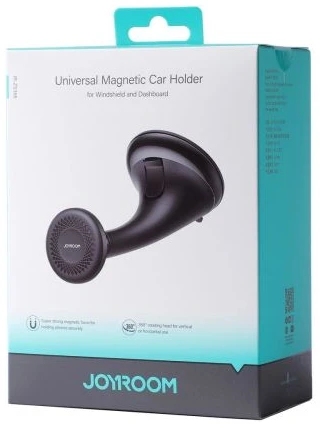 Joyroom Car Mount Magnetic Clamp Holder (Dashboard Version) 4-7 inch, Black (JR-ZS356) - Image 2