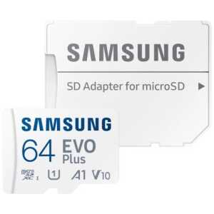 Samsung MicroSD Card EVO+ 64GB Class10 + Adapter (MB-MC64SA/EU)