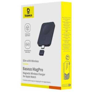 Baseus Wireless Inductive Charger MagPro Series for Apple Watch, 2.5W, Black EU (P10264106123-00)
