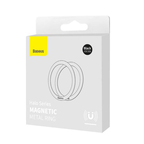 Baseus Magnetic Ring Halo Series (2pcs), Black (PCCH000001) - Image 2