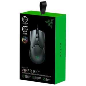 Razer Viper 8K Wired Gaming Mouse 8 Button, Optical Sensor , RGB,, Black EU (RZ01-03580100-R3M1)