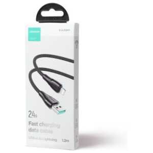 Joyroom USB - Lightning Cable Surpass Series, 2.4A, 1.2m, Black (S-UL012A11)