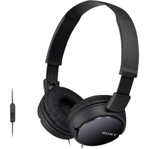 Sony MDR-ZX110 Wired On-Ear Foldable Headphones Black EU