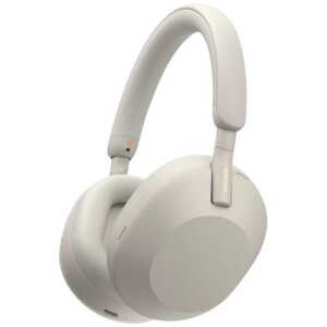 Sony WH-1000XM5 Bluetooth Wireless Over-Ear Headphones, BT 5.0, TWS, Noise Cancelling, Silver EU