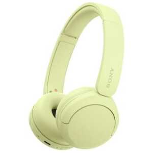 Sony WH-CH520 Bluetooth On-Ear Headphones BT 5.2, Yellow EU