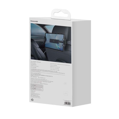 Baseus Car Mount JoyRide Pro Backseat mobile/tablet holder, fits from 4.7 to 12.3 inch, Black (SUTQ000001) - Image 3