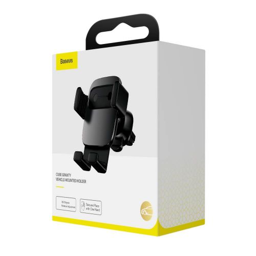 Baseus Car Mount Cube Gravity Vehicle-mounted holder Black (SUYL-FK01) - Image 2