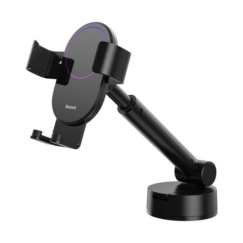 Baseus Car Mount Simplism Gravity Phone holder with suction base Black (SUYL-JY01) - Image 3