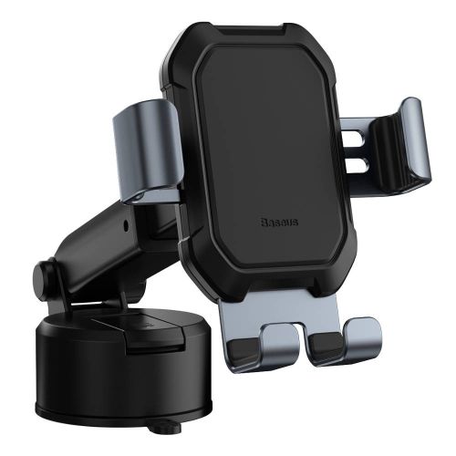 Baseus Car Mount Tank Gravity Phone holder with suction base Tarnish Black (SUYL-TK01) - Image 3