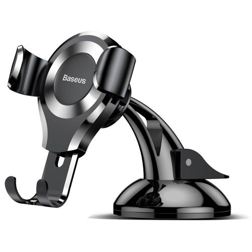 Baseus Car Mount Osculum Type Gravity Black/Silver (SUYL-XP0S) - Image 3