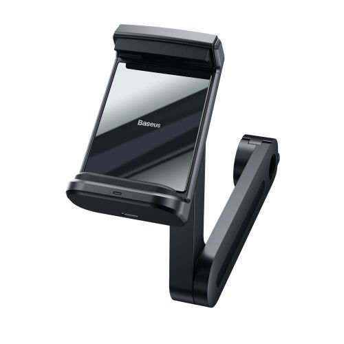 Baseus Car Mount Wireless Charger Energy Storage Backseat phone holder 15W Black (WXHZ-01) - Image 3