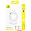 Baseus Earphone Encok HZ19 Wired with Microphone White EU (A00182301213-00)
