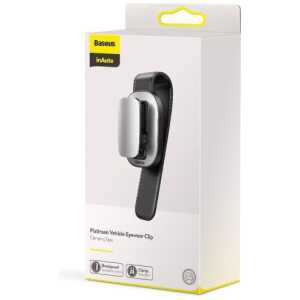 Baseus Car Tool Platinum Vehicle eyewear clip (Clamping type) Silver (ACYJN-B0S)