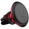 Baseus Car Mount Magnetic Car Phone Holder 360 Degree with Cable clip, Black/ Red (C40141201913-00)