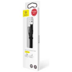 Baseus Lightning Nimble Cable Portable 2A 0.23m Black (CALMBJ-B01)