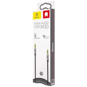 Baseus Audio Yiven M30 Cable 1.5M Silver/Black (CAM30-CS1)