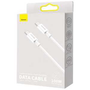 Baseus Type-C - Type-C Superior cable Quick Charge / Power Delivery / FCP 100W, 5A, 20V, 2m, white (CATYS-C02)