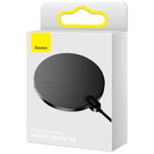 Baseus Wireless Charger Gen 2 Digital LED Display, 15W, Black (CCED000001)