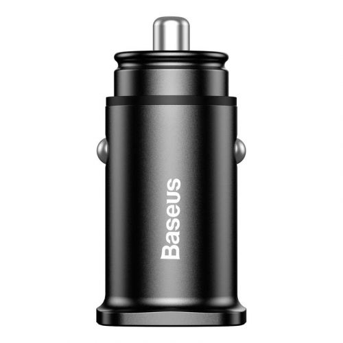 Baseus Car Charger Square metal A + A 30W Dual QC3.0 (SCP.AFC) Black (CCALL-DS01) - Image 3