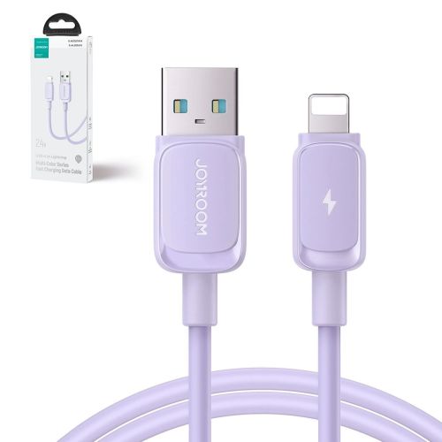 Joyroom USB - Lightning Cable Multi-Color Series A14, 480mb/s, 2.4A, 1.2m, Purple (S-AL012A141P)