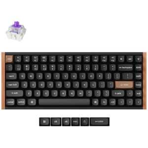 Keychron K2 HE (K2H-F1) Wireless Magnetic Hall Effect RGB Keyboard 75% US Lay. Special Wood Edition
