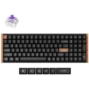 Keychron K4 HE (K4H-F1) Special Wood Edition Wireless Magnetic Hall Effect RGB Keyboard 96% US